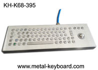 صفحه کلید دسکتاپ کامپیوتر صفحه کلید فولاد ضد زنگ ضد آب ضد ضربه با لیزر Trackball